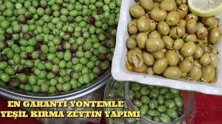 Bu Yöntemle Kırma Zeytin Asla Erime‼️Yumuşama‼️Kararma‼️ YapmazGaranti Yöntemle Kırma Yeşil Zeytin