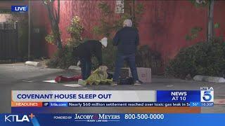 Covenant House sleep out in Southern California