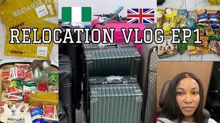 RELOCATION TRAVEL PREP VLOG: Moving from Nigeria to UK| HOW I PACK MY FOOD,JAPA SERIES