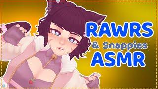 [ASMR] Catgirl Rawrs & Finger Snappies To Sleep To 