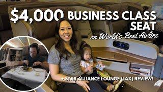 Singapore Airlines Business Class with a Baby