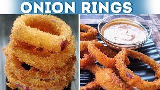 Crispy Onion Rings Recipe | Home-Made Panko Bread Crumbs | Debbie | IPL Snacks