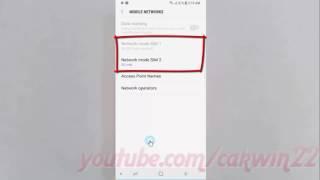 Android Nougat : How to Change Network Mode as Auto connect (LTE/3G/2G) on Samsung Galaxy S8