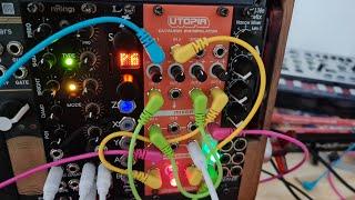 Utopia as an arpeggiator with self patching