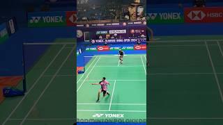 Lakshya Sen's Aggressive Finish at the end🫡#badminton #lakshyasen #olympics2024