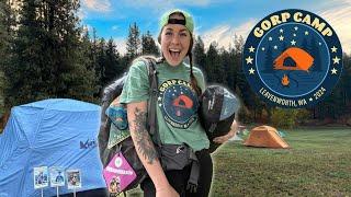 I went camping with Miranda Goes Outside!! & the founder of Kula Cloth!