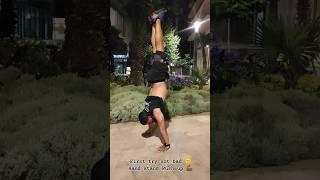 It's hard to do handstand pushups! #explore #explorepage #exploremore