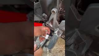 Gear Shifter Lever Maintenance #ns200 #nsmodification #motorcycle #ktm #automobile