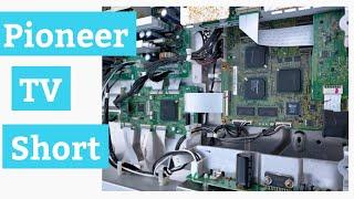 What's inside Pioneer Plasma Display TV | Nice Circuit Boards | Gold Recovery  Boards | #shorts