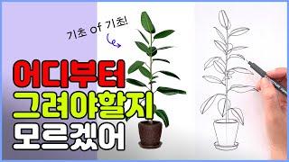 그림 초보라면 꼭! 알아두어야 할 스케치 기초 방법