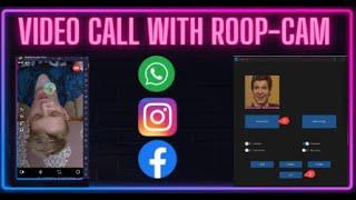How to video call using roop-cam on WhatsApp  Instagram and Facebook