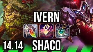 IVERN vs SHACO (JGL) | 82% winrate, 3/1/24, 20k DMG | EUW Master | 14.14