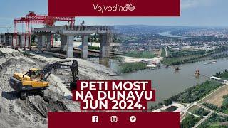 Fruškogorski koridor: Peti novosadski most preko Dunava /Jun 2024.