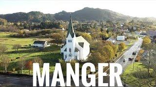 Beautiful 4K drone film about Manger in Norway with autumn colors