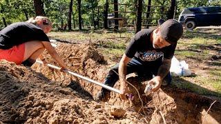 Trenching Water Lines On The Homestead! It’s Not What We Expected