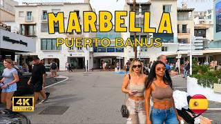 Walking in Marbella, Puerto Banus | Spain  [4K UHD 60fps]