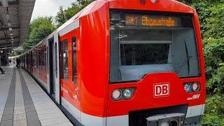 S-Bahn Hamburg Mitfahrt von Elbgaustraße bis Aumühle in der BR 474 PLUS auf der S21 Komplette Linie