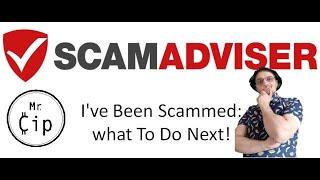 SCAM ADVISER | I've been scammed: what to do next?  #scamadviserreports