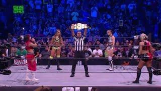 Toni Storm Vs Britt Baker Vs Hikaru Shida Vs Jamie Hayter Full Match AEW All Out 2022