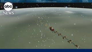 Tracking Santa around the world