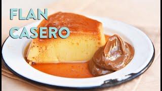 El mejor flan casero del mundo con mucho caramelo!