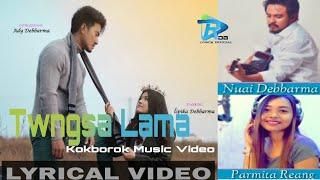 TWNGSA LAMA// kokborok lyrics video //@R Db Lyrics Official