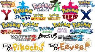 All Pokémon Game Trailers (1996-2024)