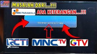 RCTI MNCTV GTV di nex parabola e22 smart card is out of date // paket untuk mnc grup