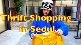 Thrifting in Korea  Vintage Shopping in Seoul Vlog, Hongdae Vintage Shops & Seongsu Flea Markets