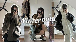 [SUB] 𝒐𝒐𝒕𝒅 𝒗𝒍𝒐𝒈 | cute & aesthetic nerdy outfits : winter vlog, what i wear, goodbye 2023⊹⋰