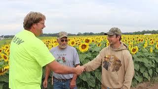 I visit with Treasured Haven Farm and Agritourism.  We visit the sunflower fields!