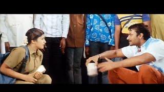 Darshan and Radhika Playing Betting Game In Road | Anatharu Kannada Movie Comedy Scene