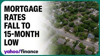 Mortgage rates fall to 15-month low ahead of Fed's rate cuts