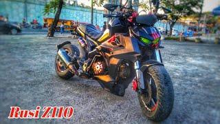 RUSI Z110 HEADLIGHT BLACK REPAINT