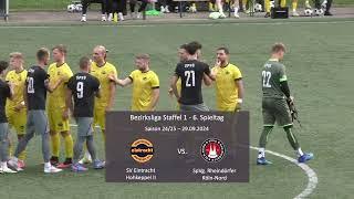 Bezirksliga St.1 Mittelrhein | 6. Spieltag | SV Eintracht Hohkeppel II vs. SpVg.  Rheindörfer Nord