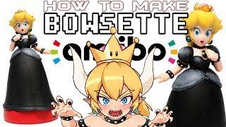 How to Make BOWSETTE Custom Amiibo NintenDIY