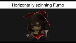 Horizontally spinning Reimu Fumo