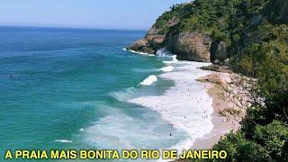 A praia mais bonita do Rio De janeiro - Praia da Joatinga - Barra da Tijuca