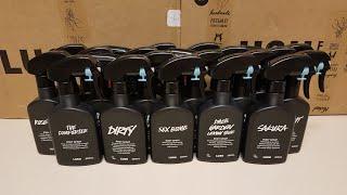 LUSH Cosmetics All Year Round Product Guide: Body Sprays!