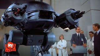 RoboCop (1987) - ED-209 Scene | Movieclips