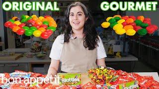 Pastry Chef Attempts To Make Gourmet Skittles | Gourmet Makes | Bon Appétit