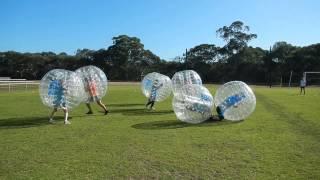 Bubble Soccer - Flying Kickoff