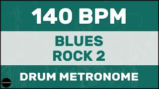 Blues Rock 2 | Drum Metronome Loop | 140 BPM