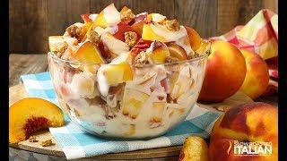 Peach Cobbler Cheesecake Salad