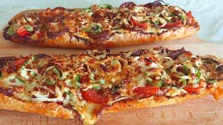 PIZZA RECIPES FROM STALE BREAD - Bread Pizza Recipe