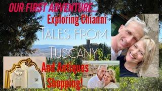 CHIANNI TUSCANY Day 2 & 3|  EXPLORE our new village | GO BARGAIN HUNTING FOR ANTIQUES WITH US!