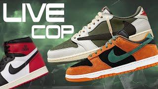 GOING LIVE! NIKE DUNK LOW CERAMIC & TRAVIS SCOTT JORDAN 1 MEDIUM OLIVE SOON!!