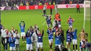 Rangers 3 v 1 leipzig  Rangers are going to Seville!  Great Ibrox atmosphere/wild celebration's