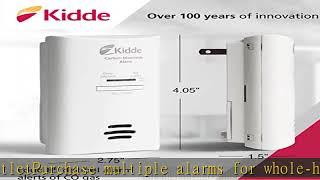 Kidde Carbon Monoxide Detector, AC Plug-In with Battery Backup, CO Alarm with Replacement Alert