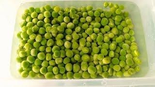 How to boil green pea and retain their green color, easy and simple